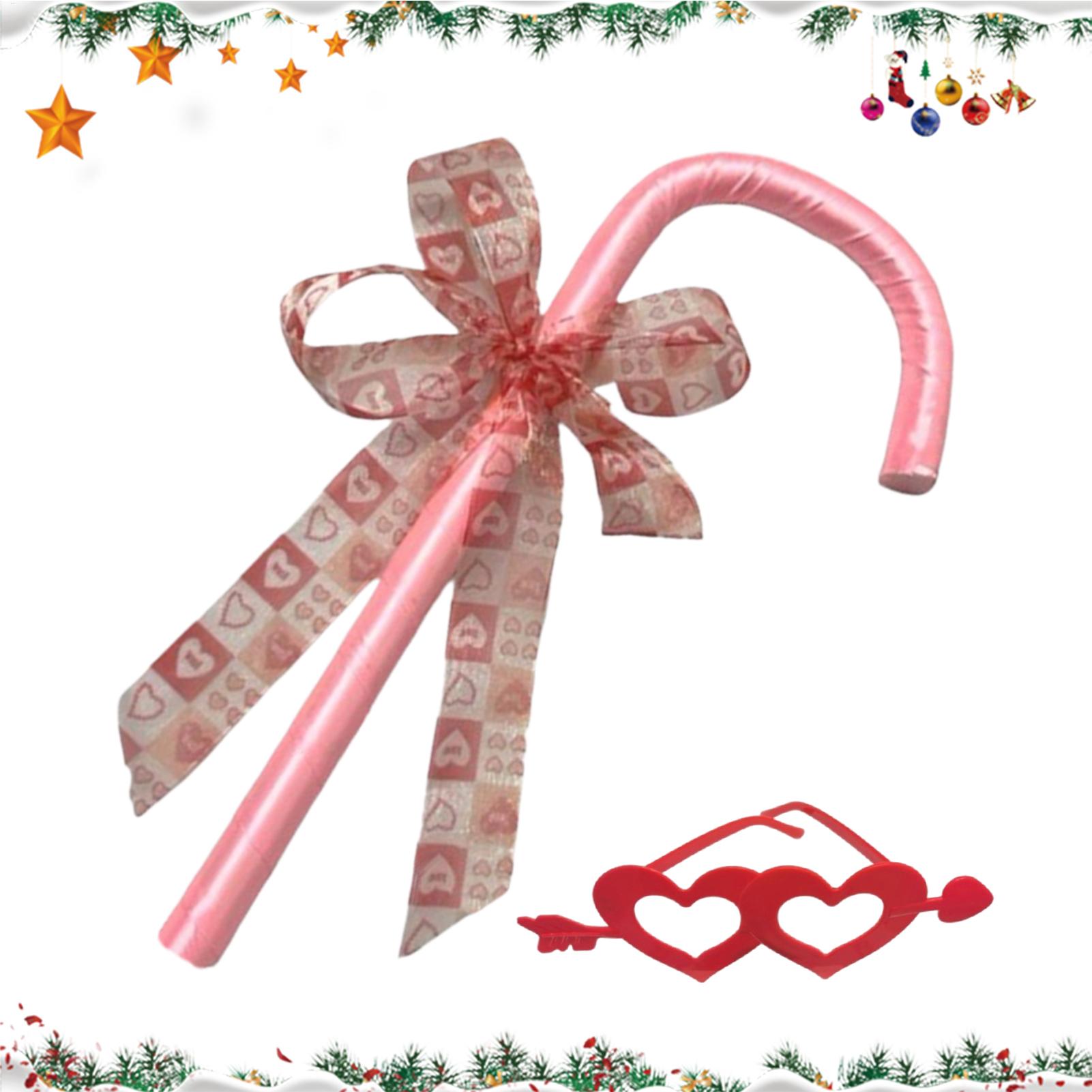 Cosplay Prop Bow - Perlengkapan Cosplay Tongkat Natal, Tongkat Berpita