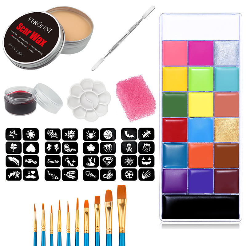 Body Paint Sfx - SFX Kit Makeup 20 warna cat