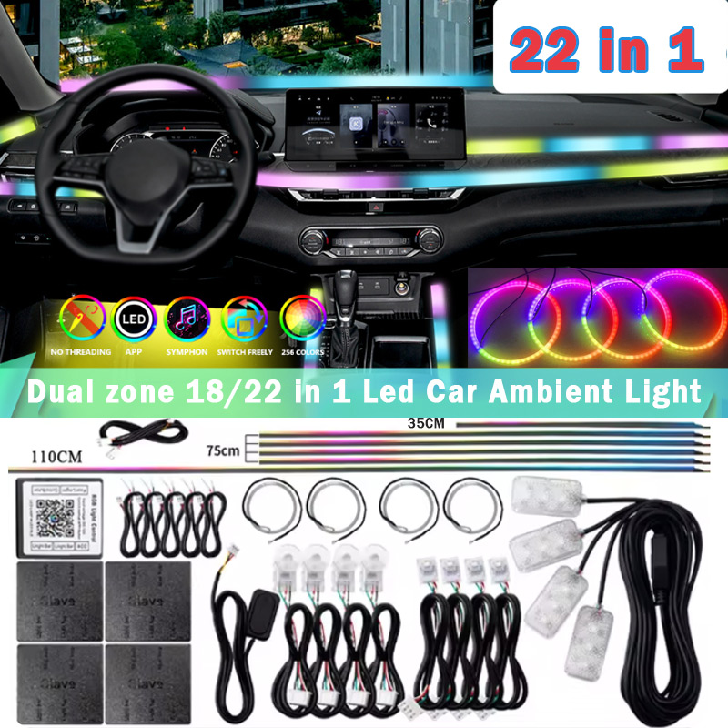 Led El Wire - Lampu Led akrilik 18/22 dalam 1,