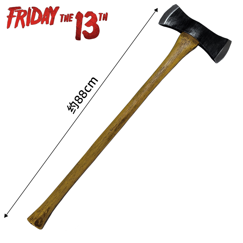 Cosplay Prop Axe - Alat Cosplay 1:1 Jason Kuning Kapak