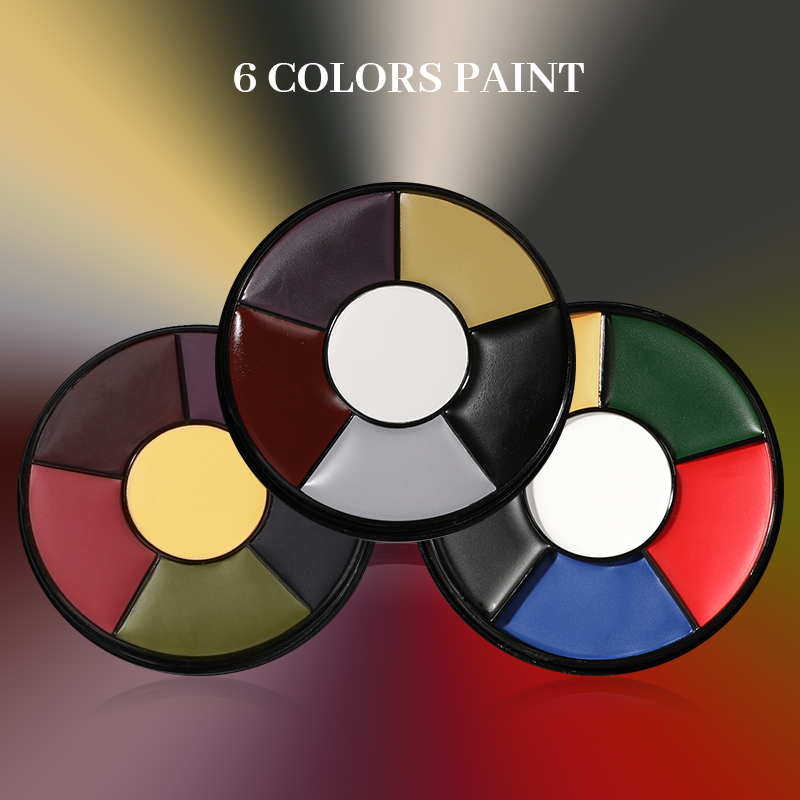 Body Paint Sfx - Palet cat wajah minyak 6 warna,
