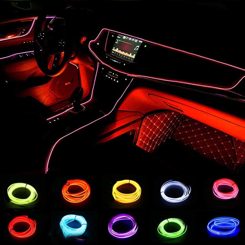 Led El Wire - Lampu LED, cahaya suasana, LED Panel