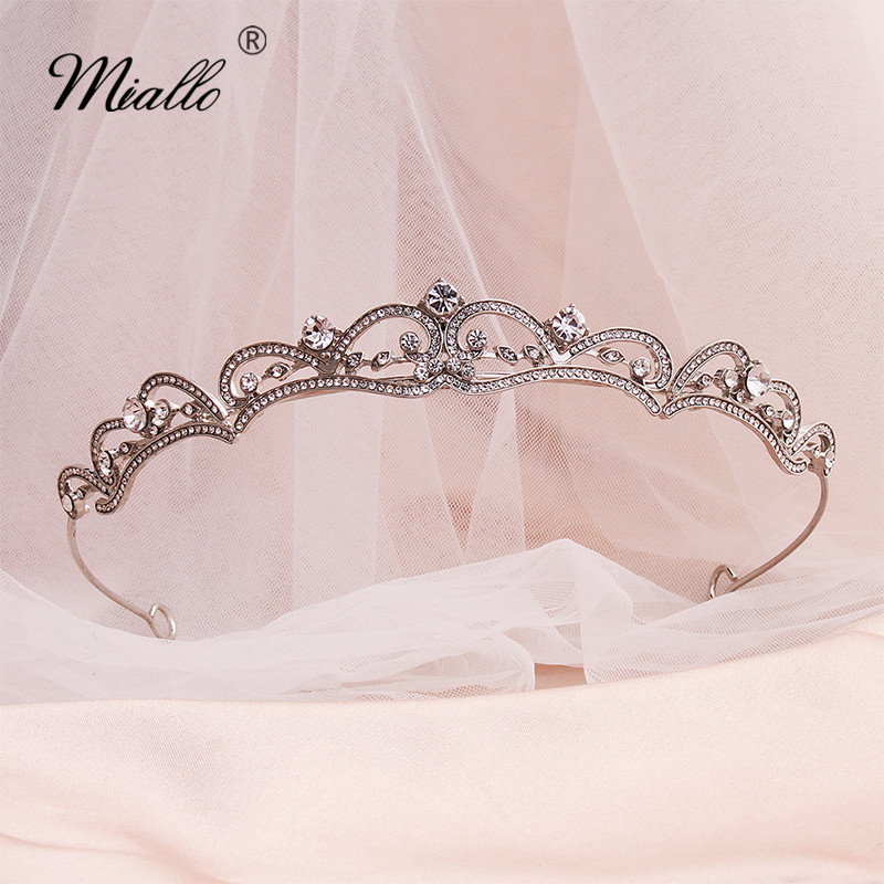 Aerith Cosplay Prop - Miallo Terbaru Baroque Pernikahan Tiara dan