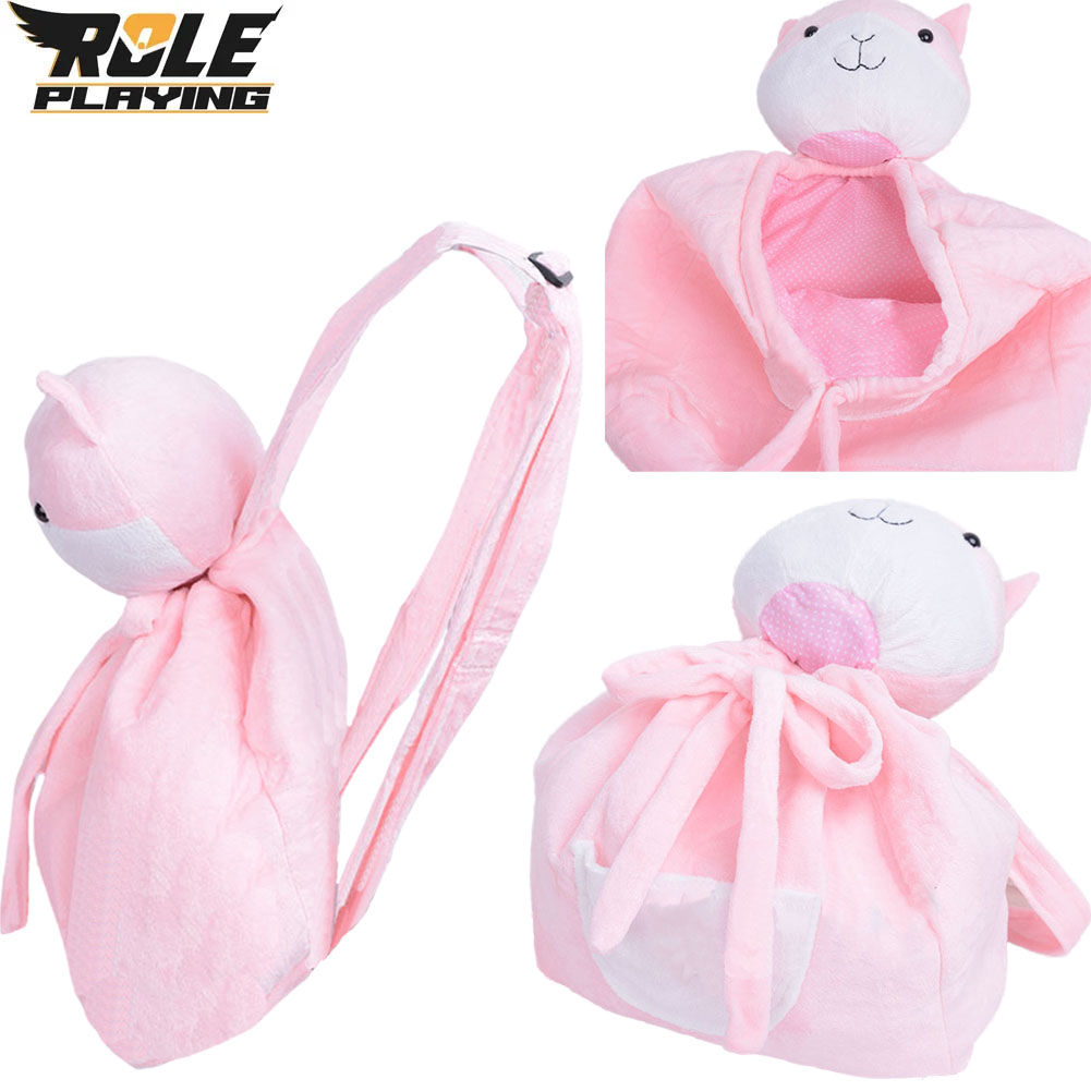 Cosplay Prop Bag - Tas Ransel Kucing Merah Muda Fantasia