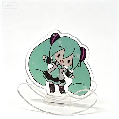 Cosplay Prop Display - Dekorasi mainan goyang akrilik Hatsune Miku,