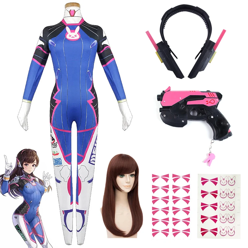 Dva Cosplay Prop - Kostum Cosplay Game Overwatch Dva Celana