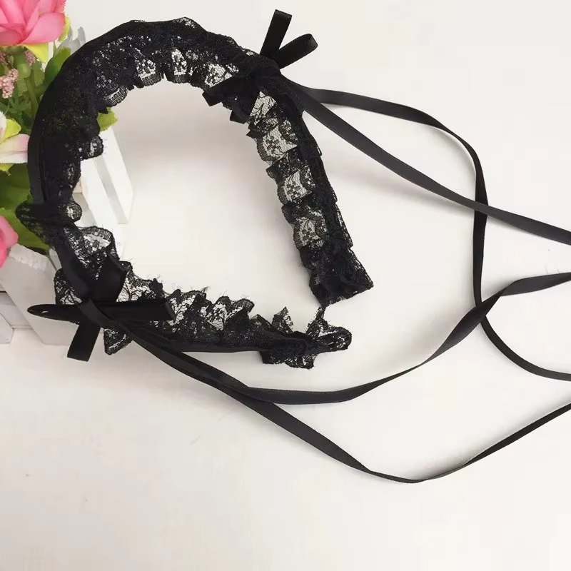 Cosplay Prop Bow - Pita Renda Lolita Jepang Lucu Lembut