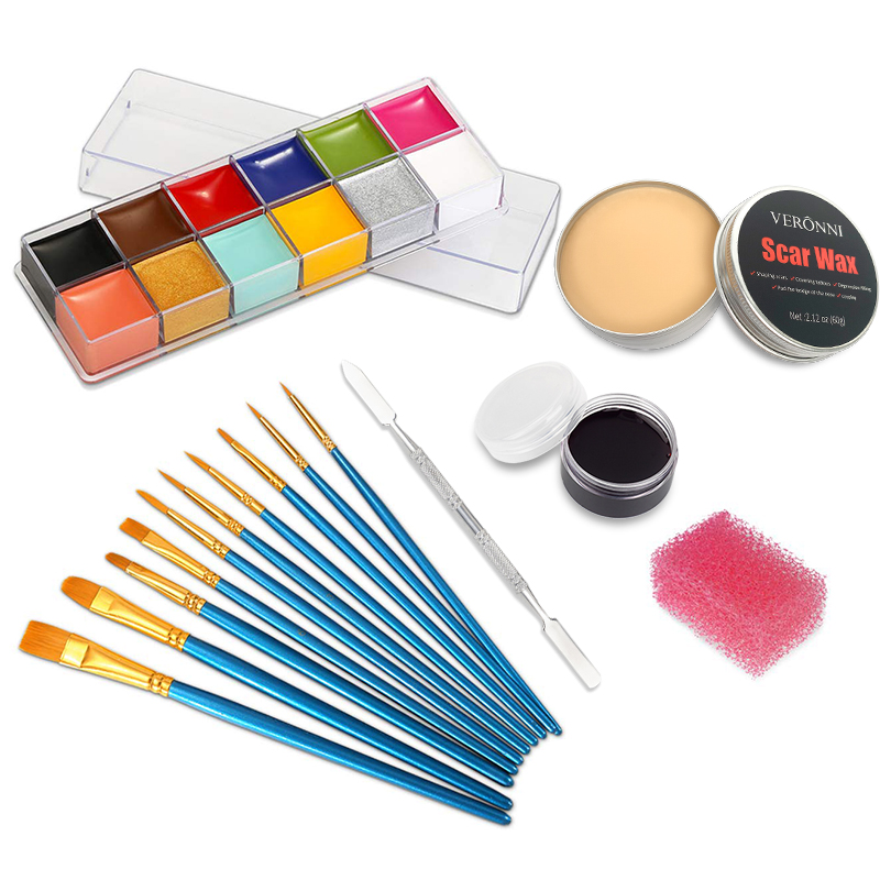 SFX Kit Makeup 20 warna cat tu - Body Paint Sfx ulasan dan harga