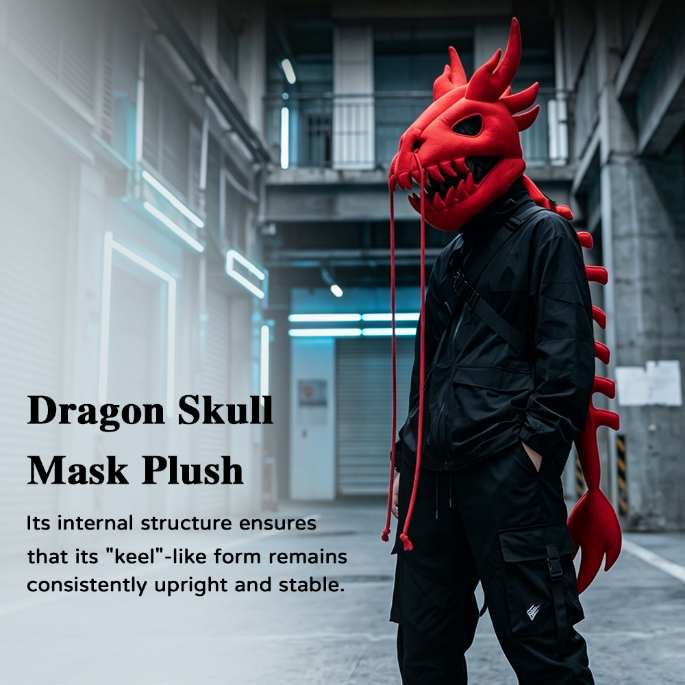 Topi Kepala Dinosaurus Berbulu - Cosplay Prop Designer ulasan dan harga