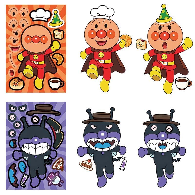 Stiker kolase Anpanman, stiker - Cosplay Prop Diy ulasan dan harga