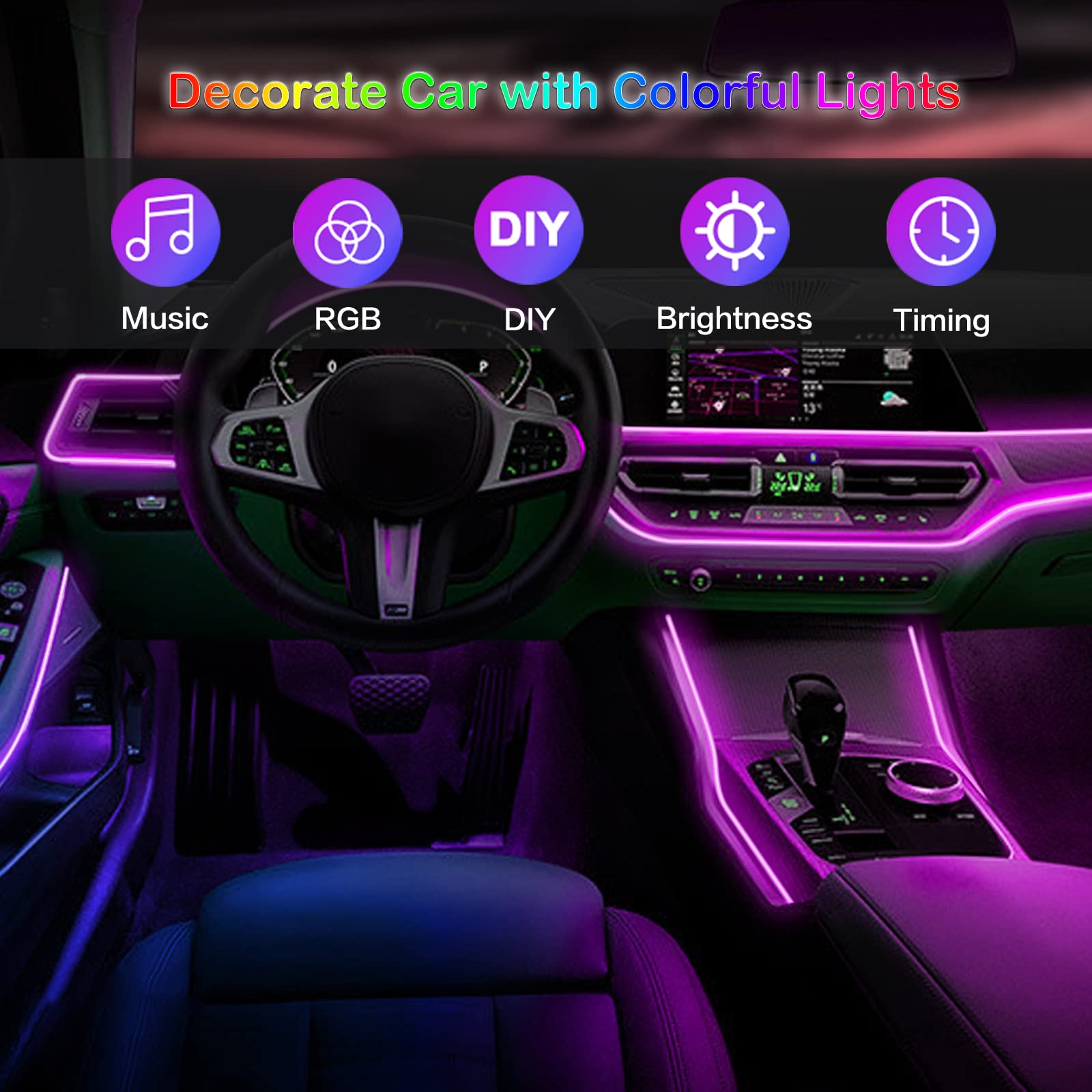 Lampu Strip suasana Interior m - Led El Wire ulasan dan harga