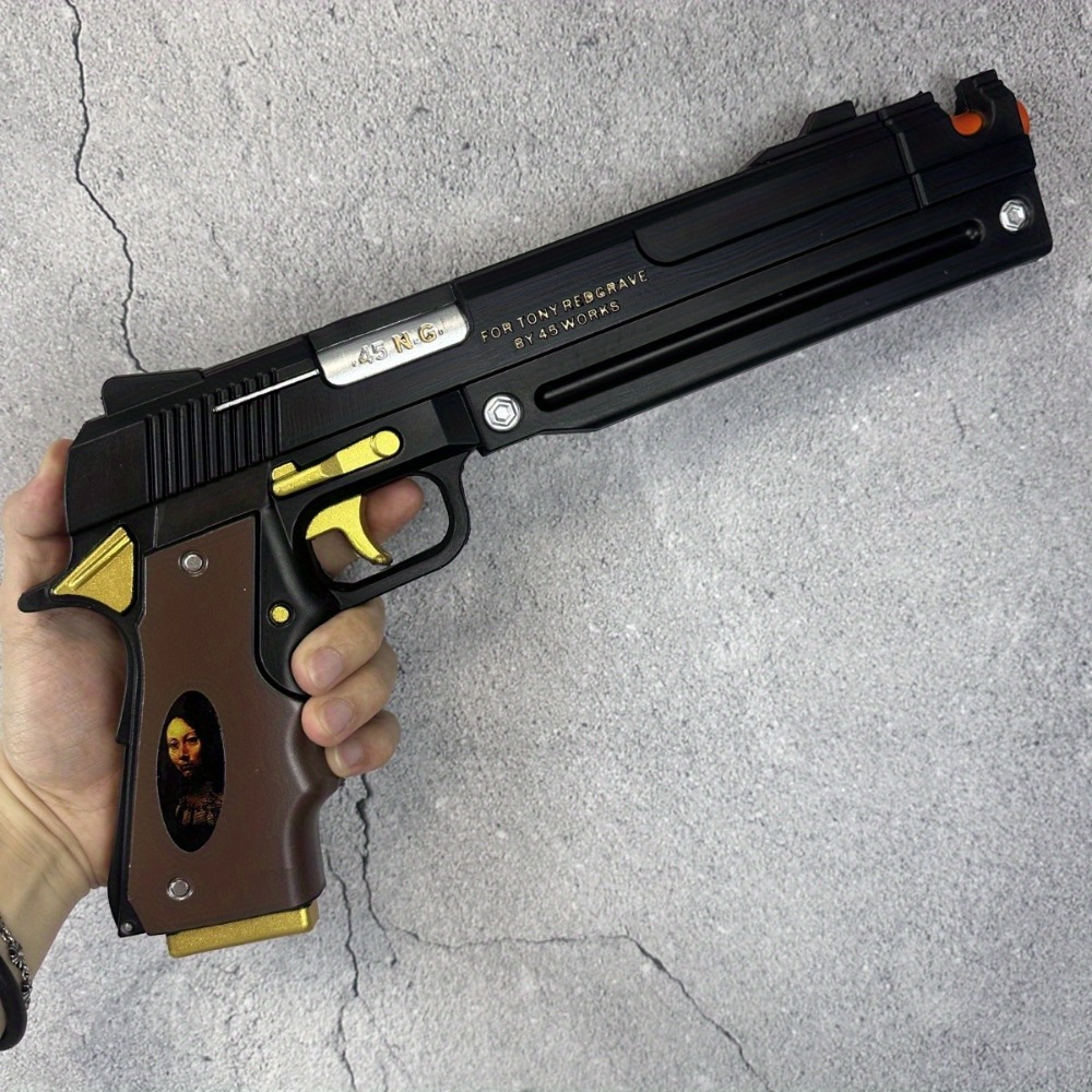 Pistol PU Dante 15 inci Devil  - Cosplay Prop Display ulasan dan harga