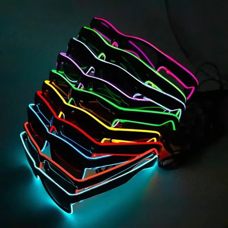 Kacamata Neon LED Bercahaya, K - Led El Wire ulasan dan harga