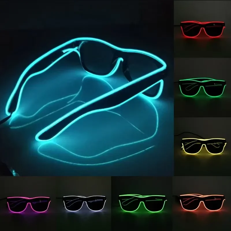Kacamata Neon LED Bercahaya, K - Led El Wire ulasan dan harga