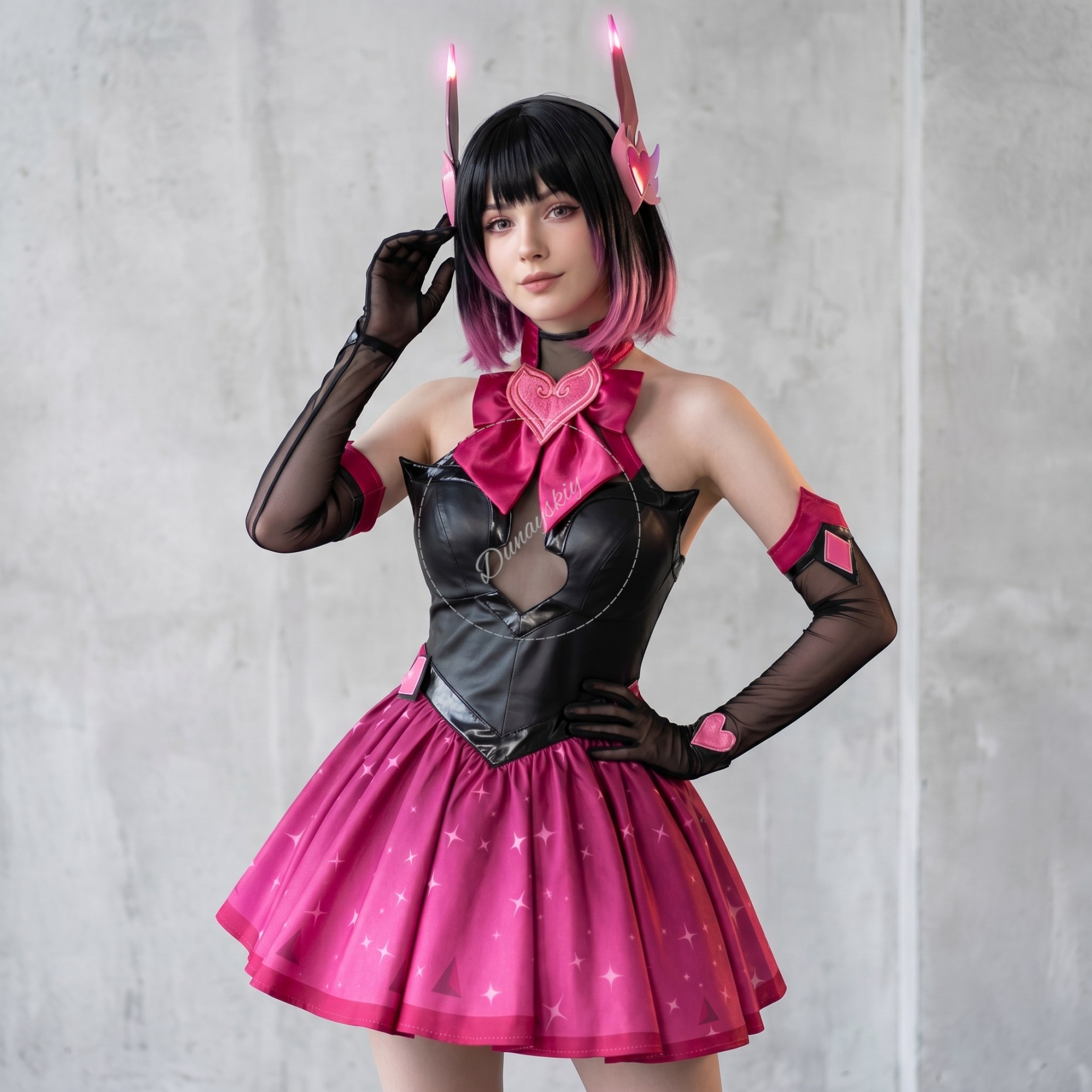 Kostum Cosplay Overwatch DVa H - Dva Cosplay Prop ulasan dan harga