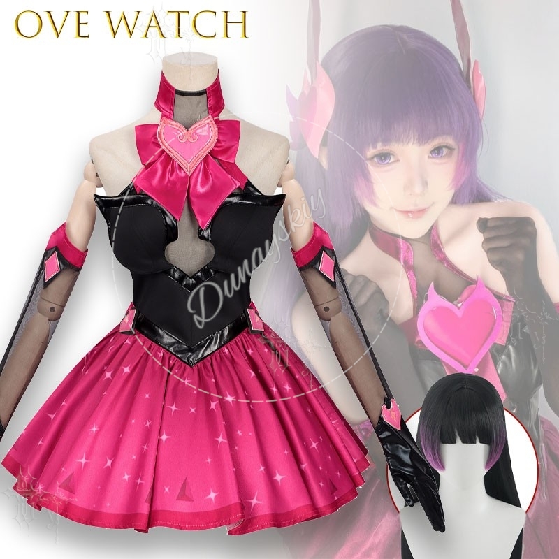 Kostum Cosplay Overwatch DVa H - Dva Cosplay Prop ulasan dan harga