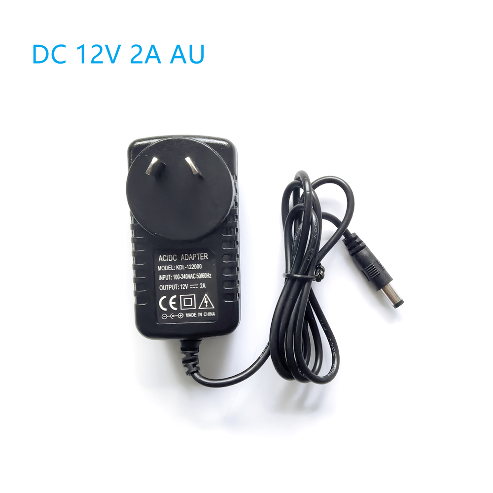 AC 110-240V DC 12V 2A Adaptor  - Led El Wire ulasan dan harga