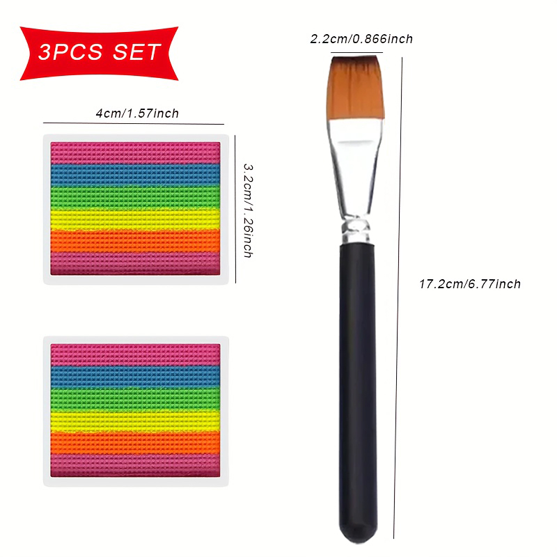 Set Cat Wajah dan Tubuh Pelang - Body Paint Sfx ulasan dan harga