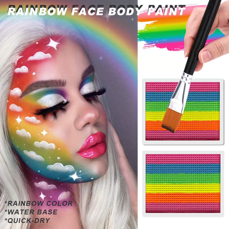 Set Cat Wajah dan Tubuh Pelang - Body Paint Sfx ulasan dan harga
