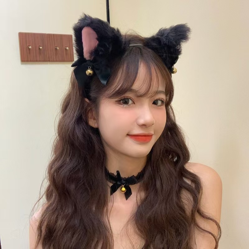 Ikat Kepala Telinga Kucing Sek - Cosplay Prop Bow ulasan dan harga