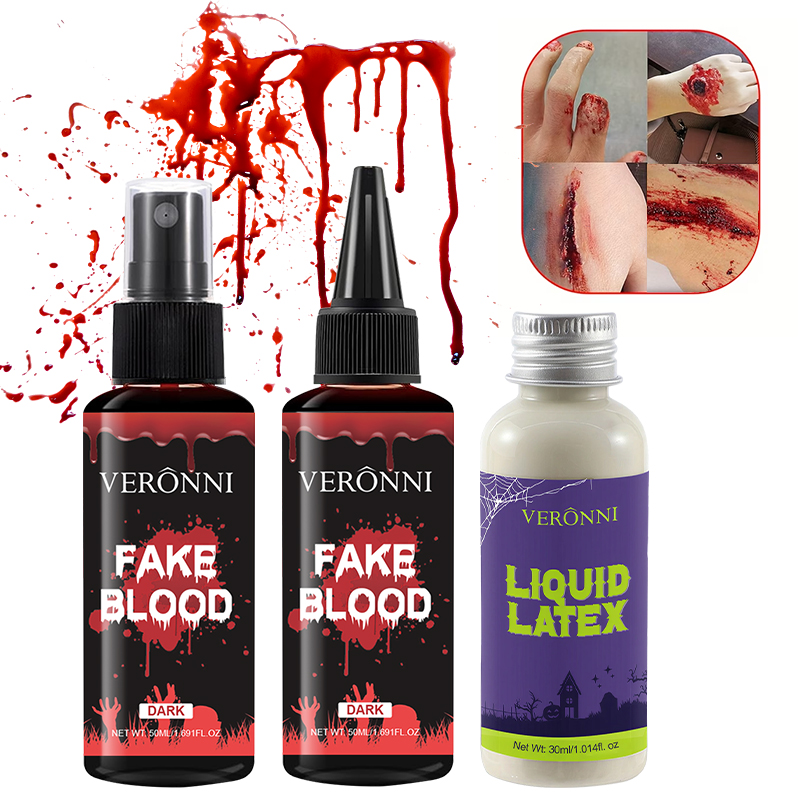 Semprotan Darah Palsu Hallowee - Body Paint Sfx ulasan dan harga