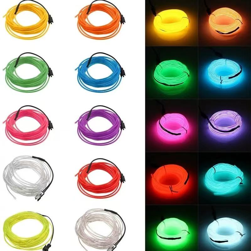 Kabel EL 10/5/3/1m Lampu Pener - Led El Wire ulasan dan harga