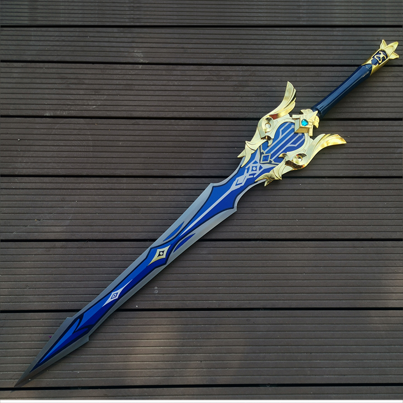 Pisau Pajangan Dua Tangan Teri - Cosplay Prop Display ulasan dan harga