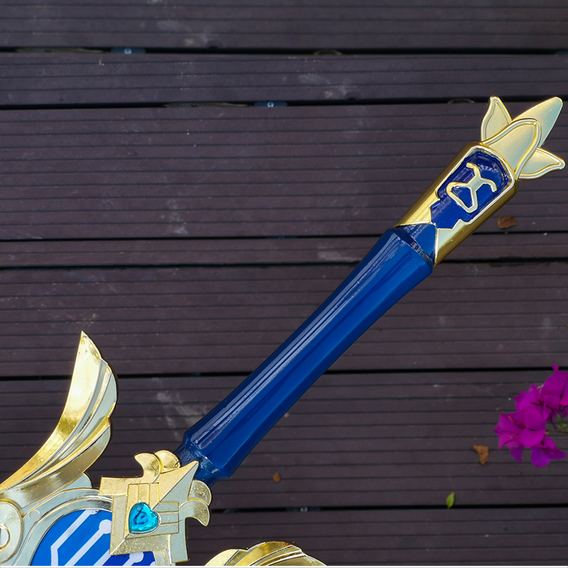 Pisau Pajangan Dua Tangan Teri - Cosplay Prop Display ulasan dan harga