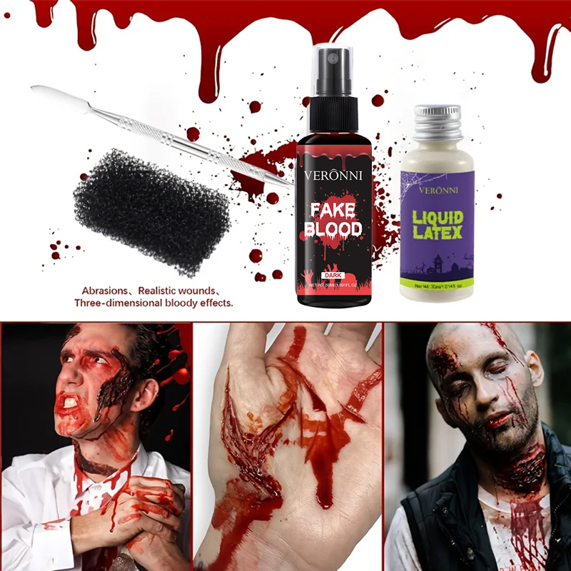 Kit Riasan SFX Lateks Cair den - Body Paint Sfx ulasan dan harga