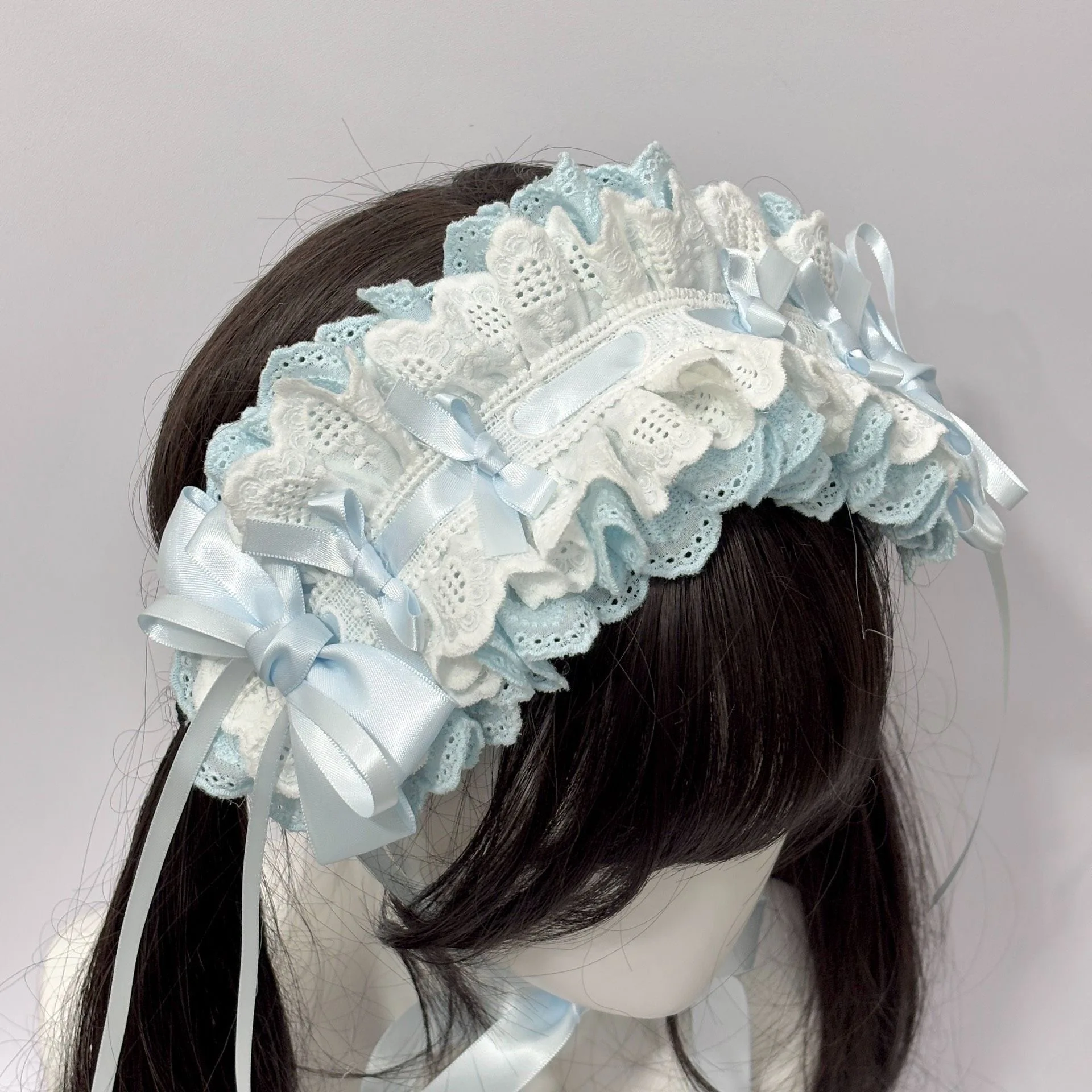 Ikat Kepala Berenda Lolita Pit - Cosplay Prop Bow ulasan dan harga