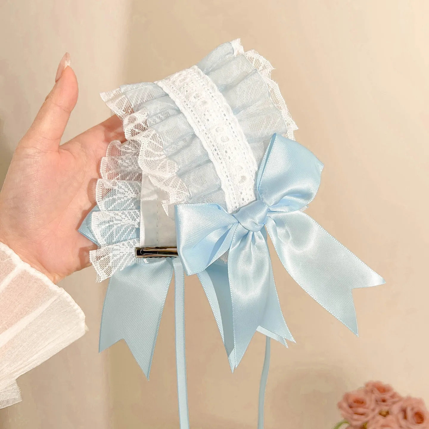 Ikat Kepala Berenda Lolita Pit - Cosplay Prop Bow ulasan dan harga