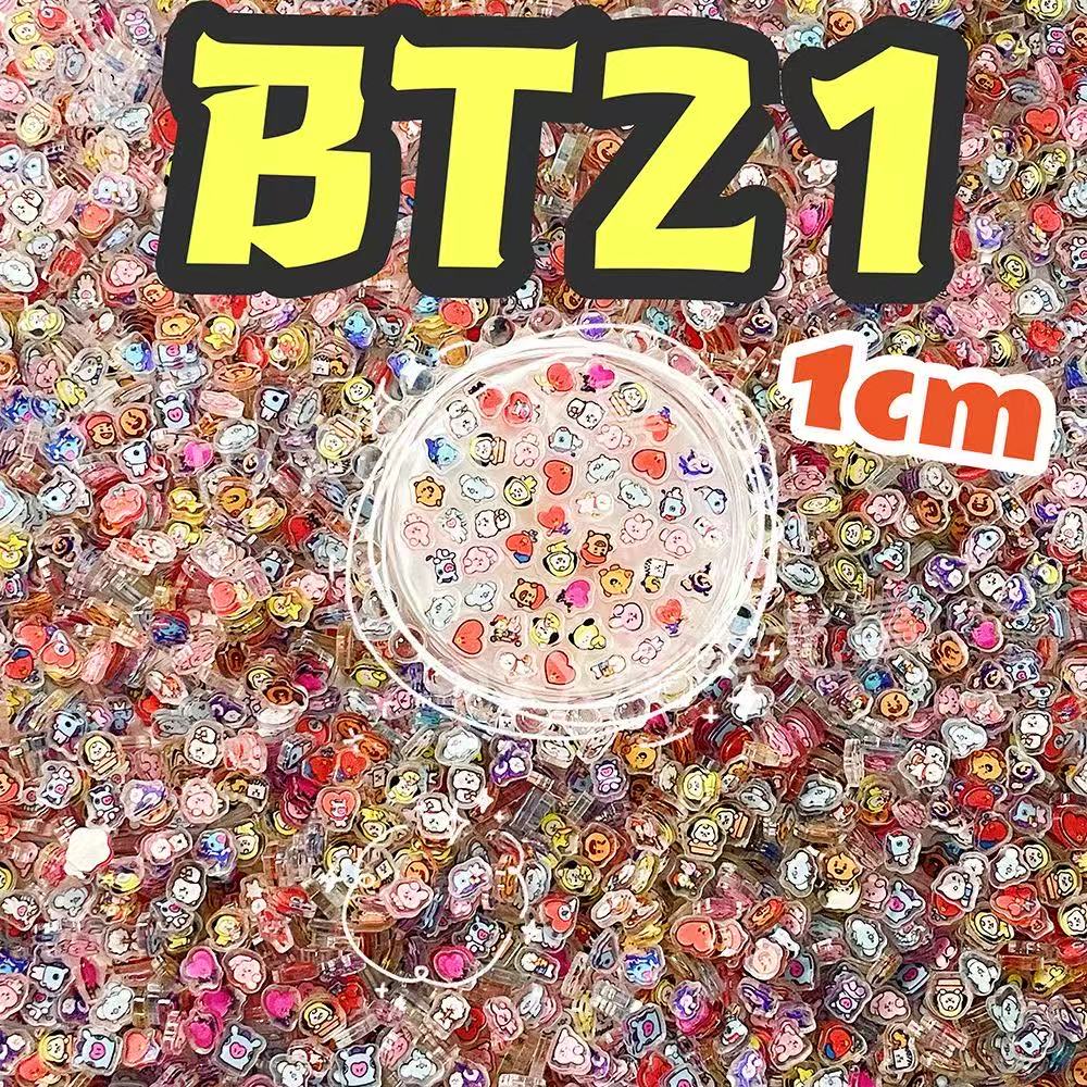 100pcs BT21 BTS Potongan Akril - Cosplay Prop Diy ulasan dan harga