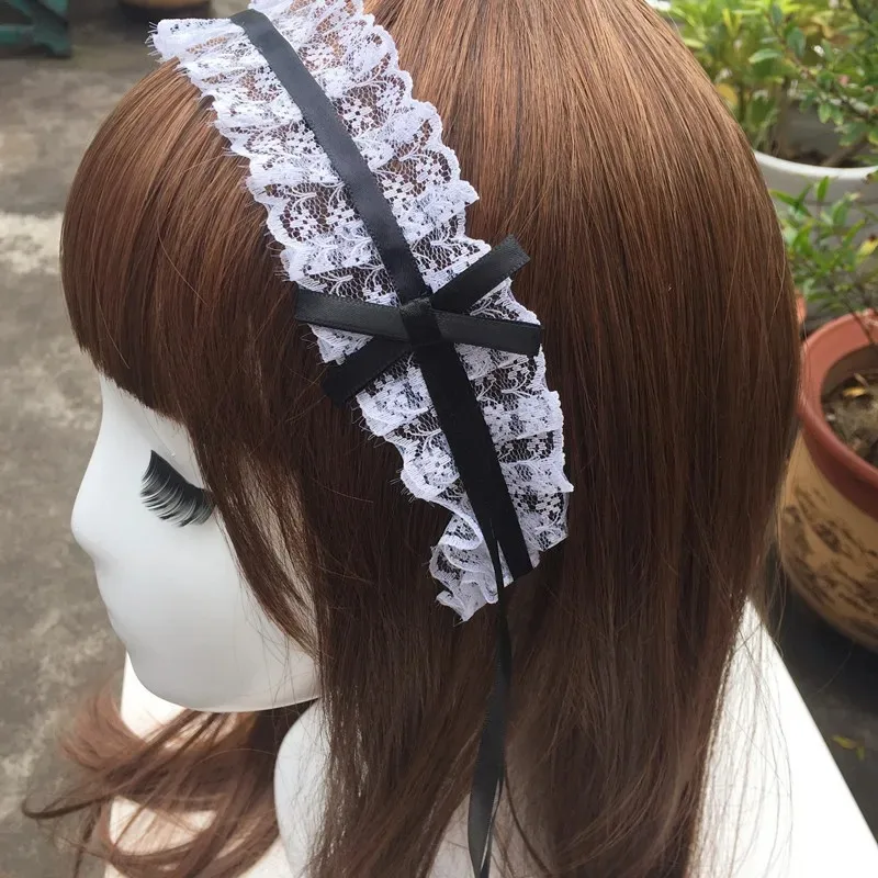 Pita Renda Lolita Jepang Lucu  - Cosplay Prop Bow ulasan dan harga