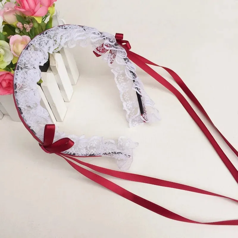Pita Renda Lolita Jepang Lucu  - Cosplay Prop Bow ulasan dan harga